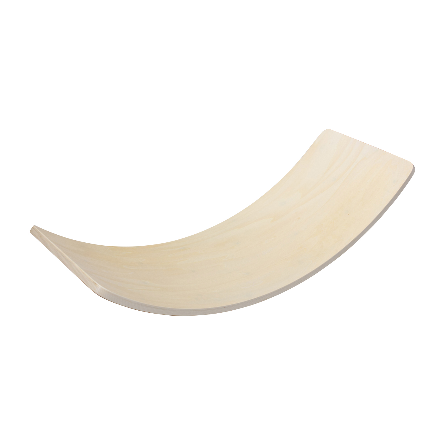 GICO Balance Board Balancierbrett Holz natur 82 x 30 cm - Wackelbrett Spielspaß in Top Qualität - 6555