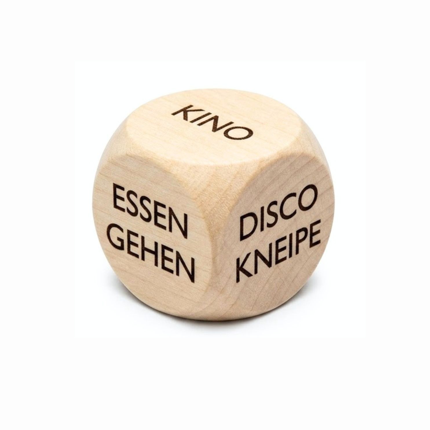 Was machen wir? Holzwürfel 30 mm Entscheidungswürfel - 4146