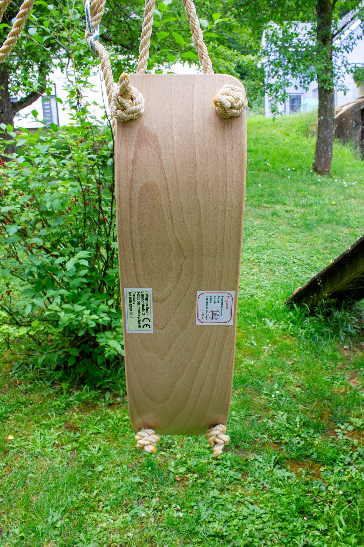 Brettschaukel Swing aus Holz emwe - 24051