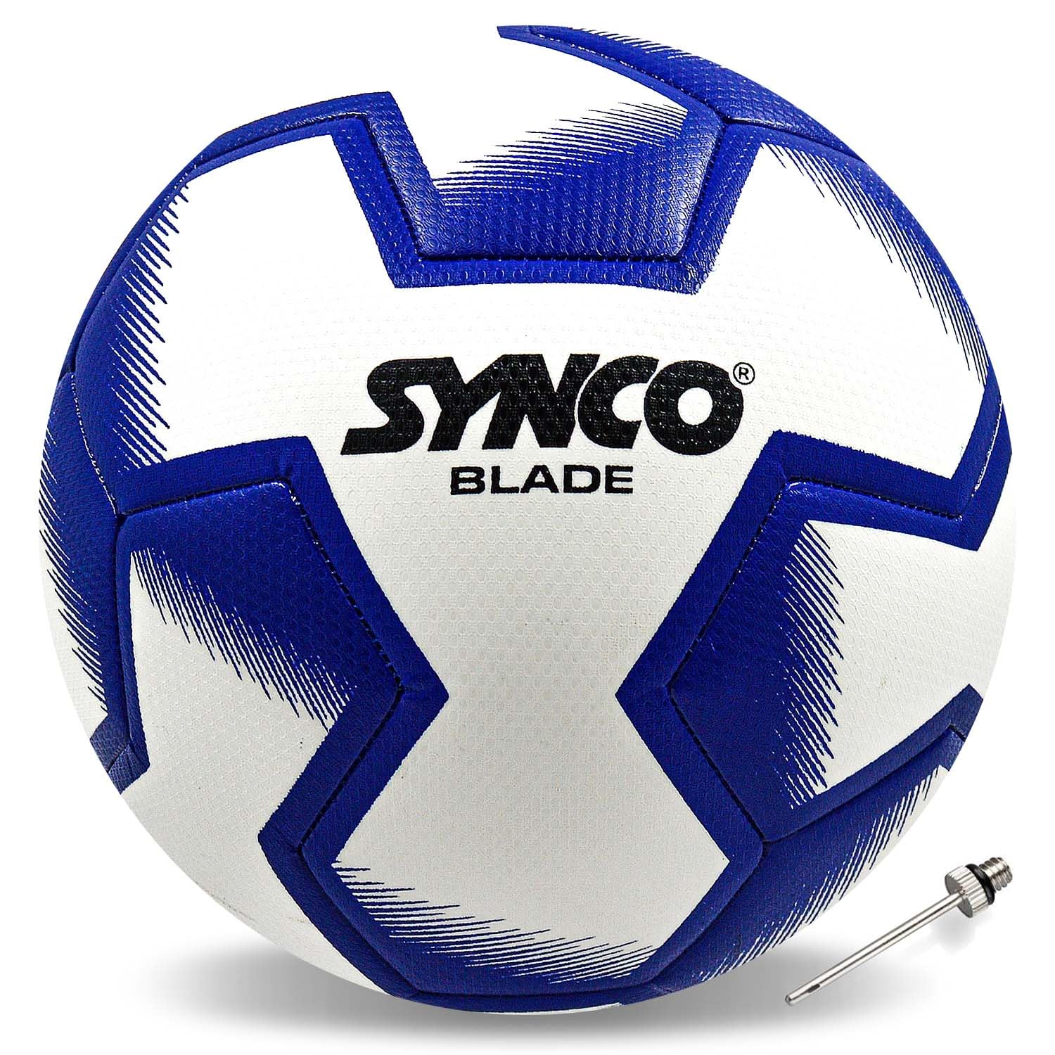 Synco Blade Hybrid Fußball | 8-Panel-TPU, weiß Größe 5-1004