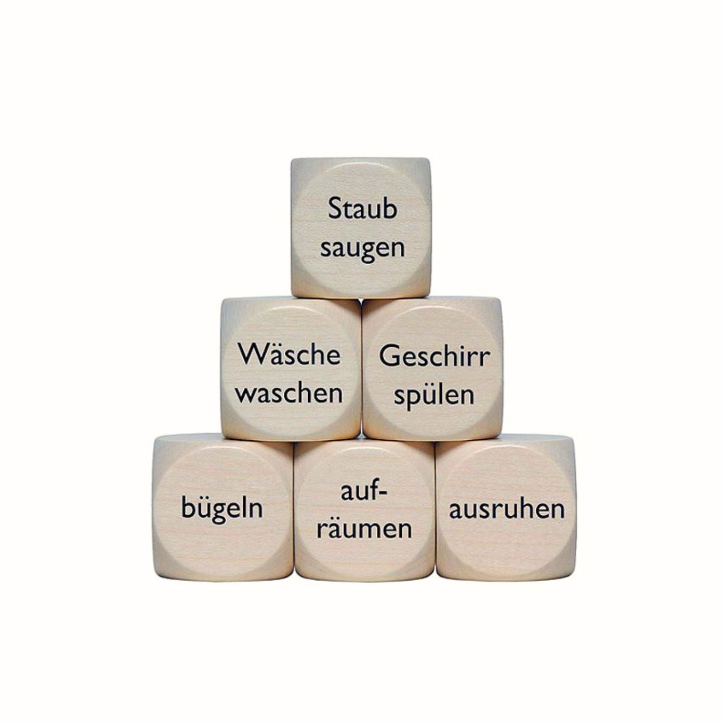 Haushalts Holzwürfel 30 mm Entscheidungswürfel - 4142