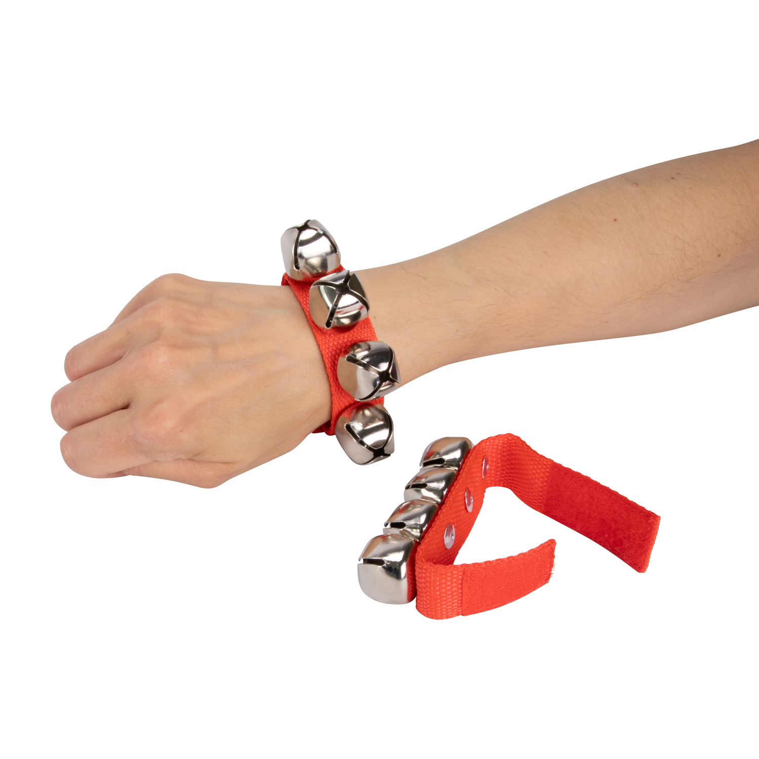 SchellenarmbandMusikinstrument für Kinder L 220 mm - 1 Paar bunt sortiert- 3851