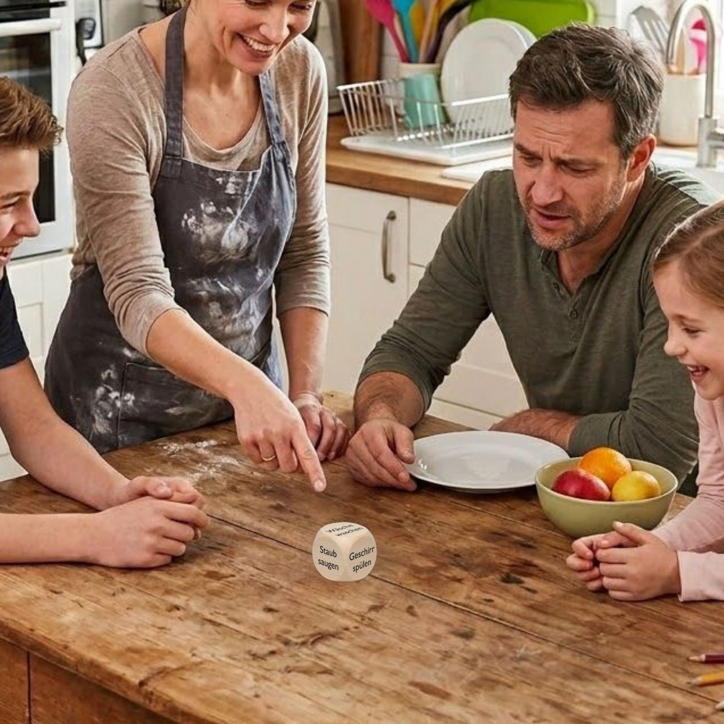 Haushalts Holzwürfel 30 mm Entscheidungswürfel - 4142