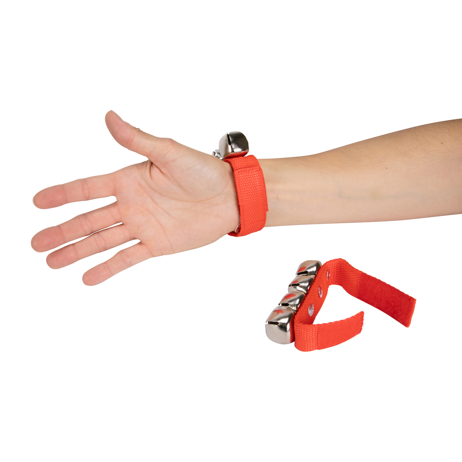 SchellenarmbandMusikinstrument für Kinder L 220 mm - 1 Paar bunt sortiert- 3851