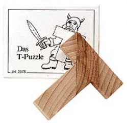 Das T-Puzzle  - Mini Geduldspiel