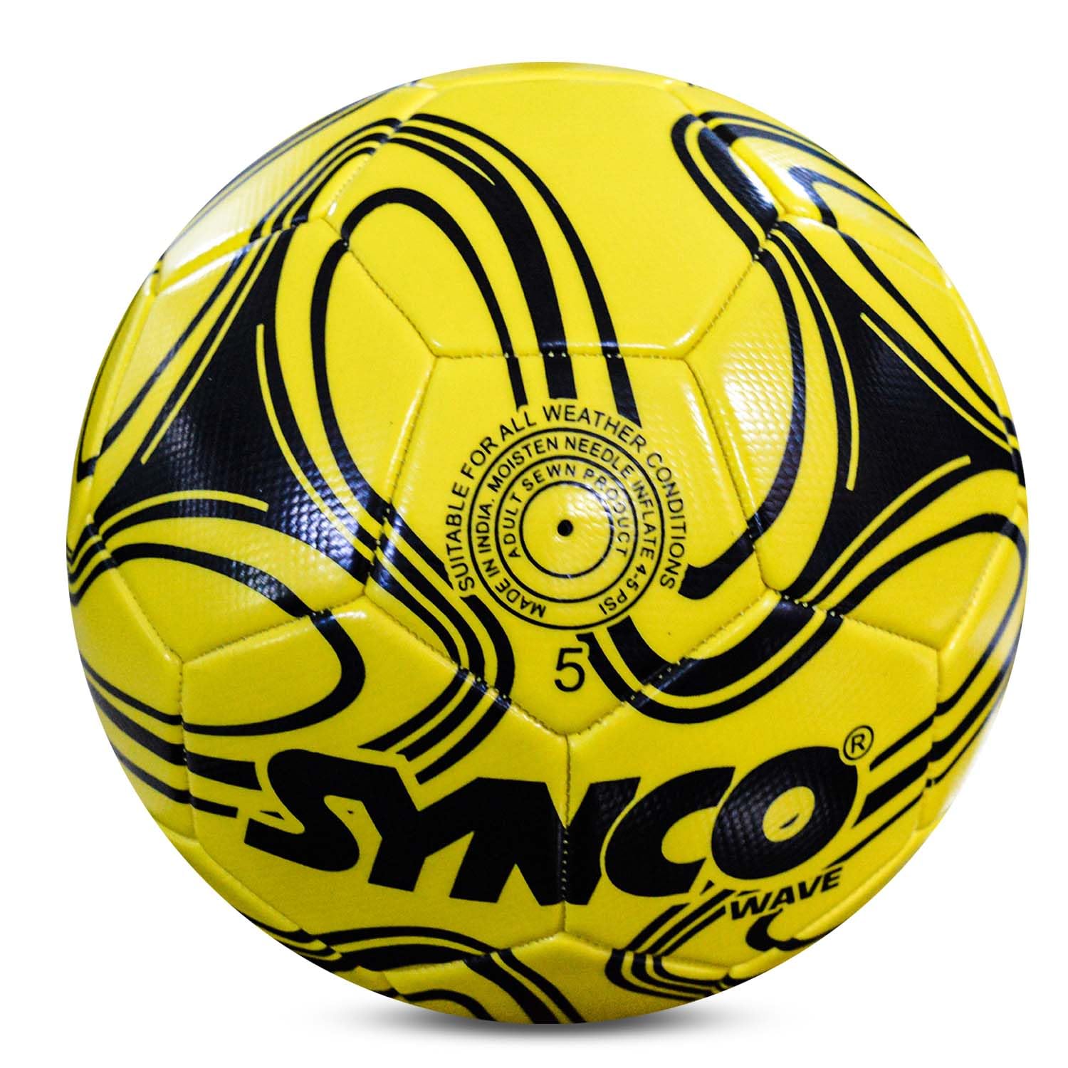 Synco Fußball Wave – Größe 5 Trainings- & Übungsball 32 Panels-1010