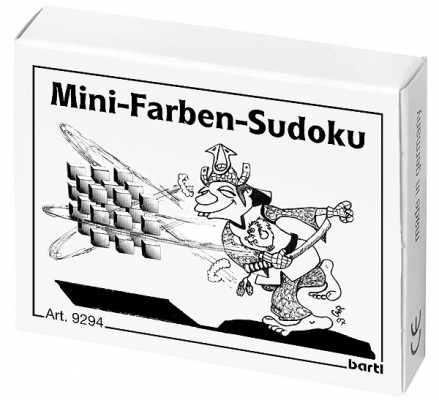 Mini-Farben-Sudoku - Mini Geduldspiel