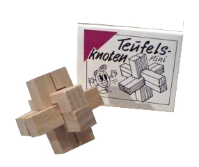 Teufelsknoten mini -Minipuzzle / Geduldspiel-