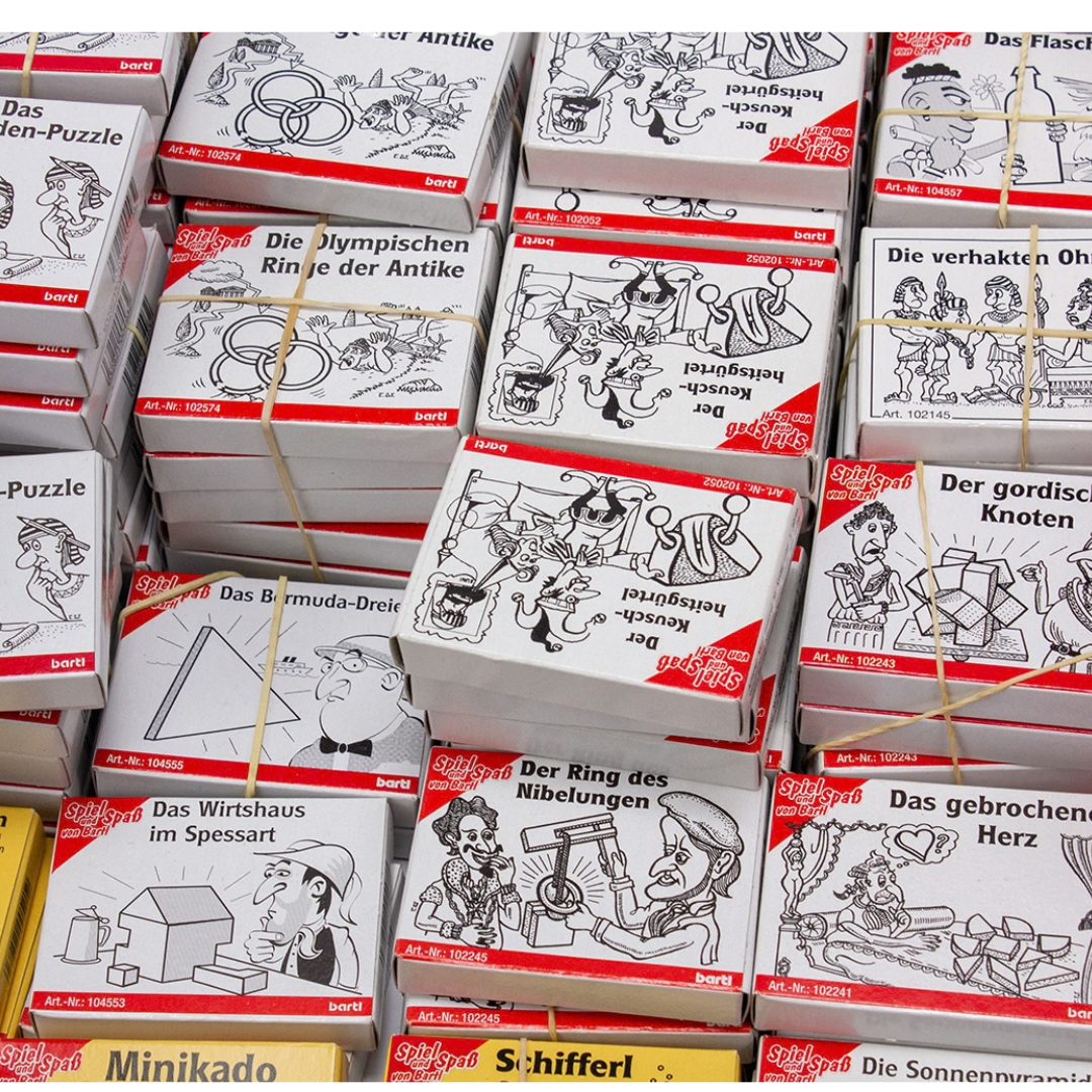 SONDERPOSTEN 343 St. Minipuzzle Knobelspiele Marktfahrer Restposten