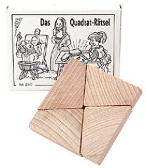 Das Quadrat-Rätsel  - Mini Geduldspiel