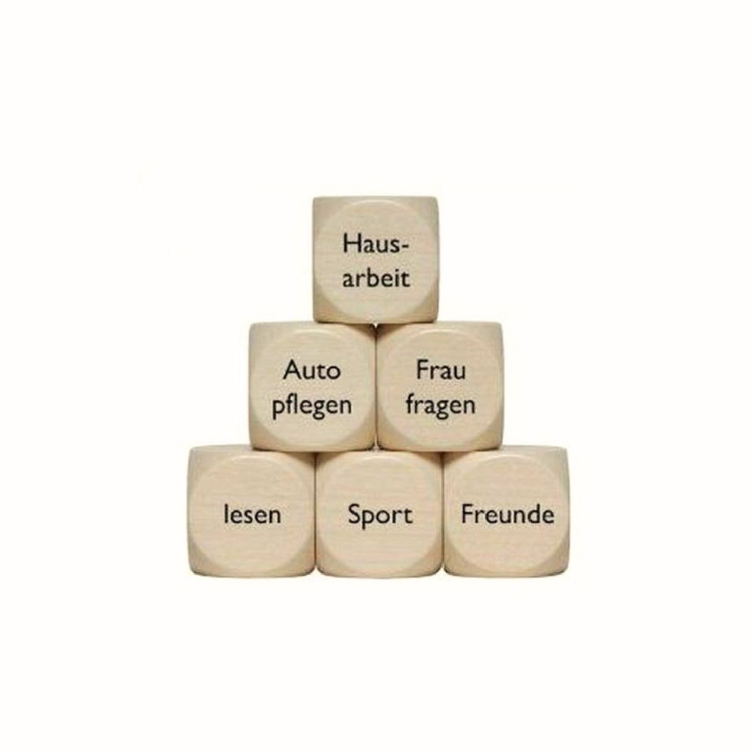 Männer Holzwürfel 30 mm Entscheidungswürfel - 4144